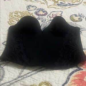 Gilligan & O'Malley Black Strapless Bra
